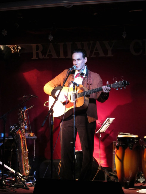 Petunia onstage at Vancouver's Railway Club, photo by Lee Shoal